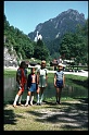 15.Neuschwanstein jul 1974 Brigitte,Marion,Petra,Peter